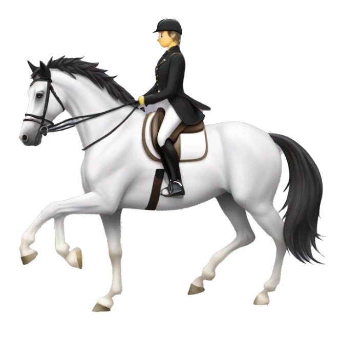 Dressage horse  sticker