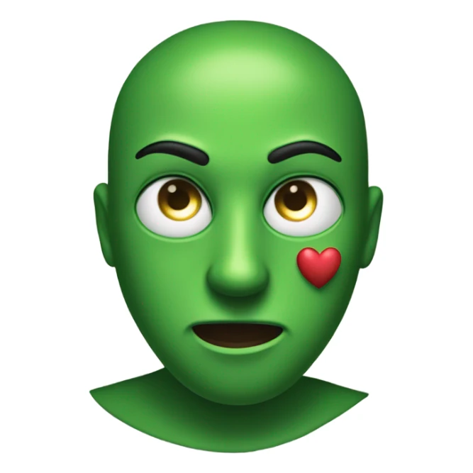 The movie “the mask” heart eyes scene  sticker