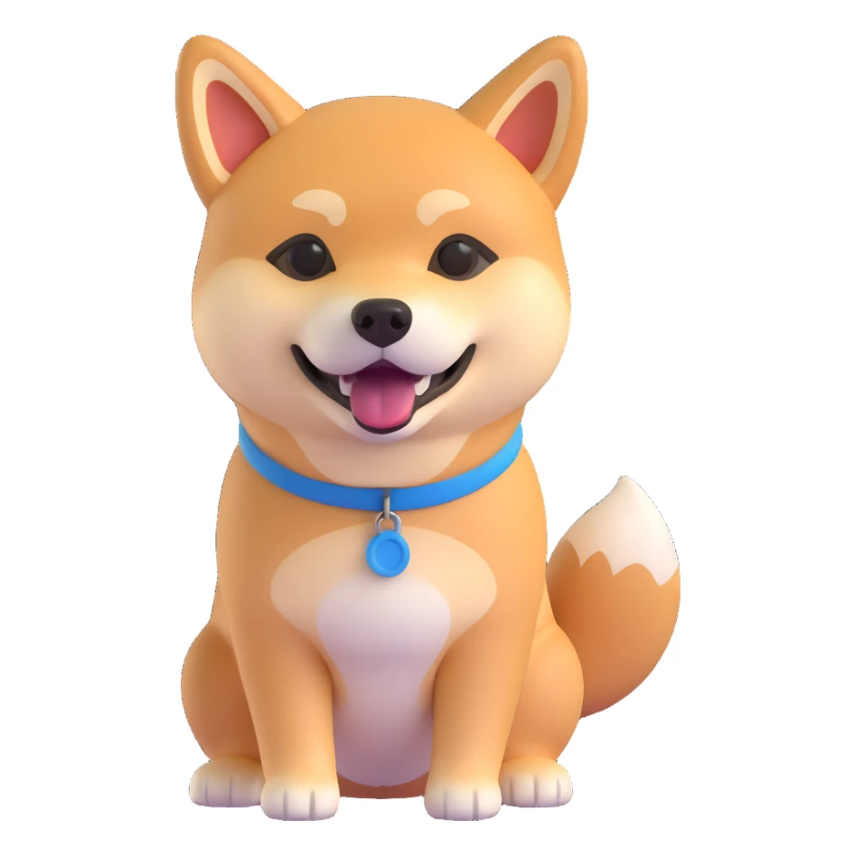 shiba inu, cool sticker