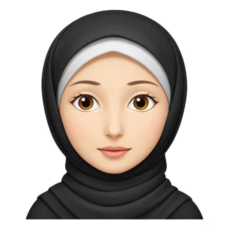 Emoji perempuan bertudung sticker