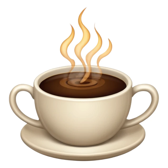 a cup of coffee sticker