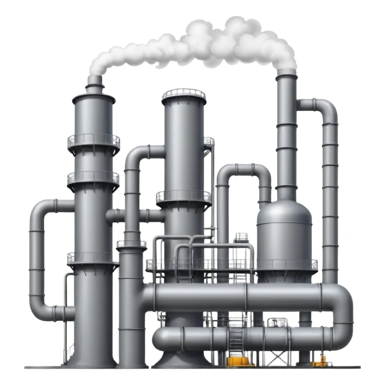 generate a realistic oil products plant sticker