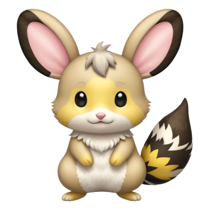 Tropical Minccino-Emolga-fusion  sticker