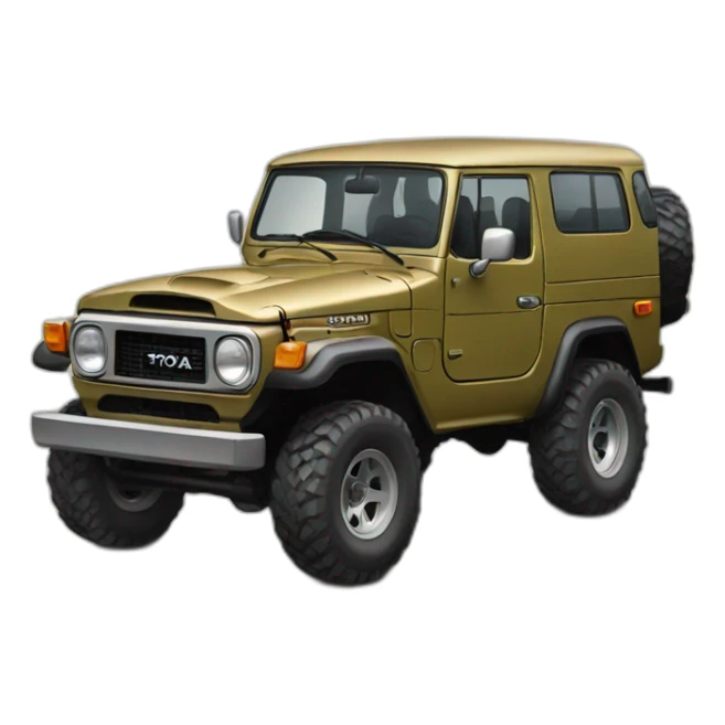 Classic Toyota off-road vehicle sticker