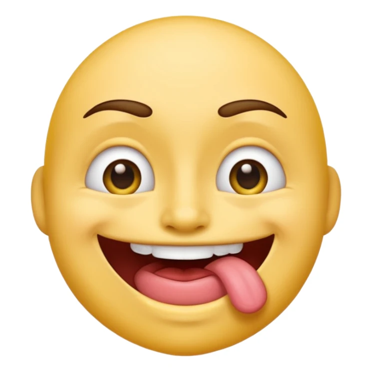 emoji sucking its lips in with one eyebrow up sticker