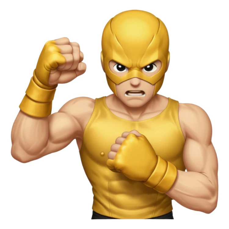 iron fist punch sticker