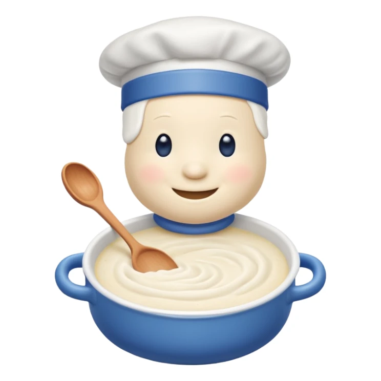 Pillsbury dough boy makes progresso soup sticker