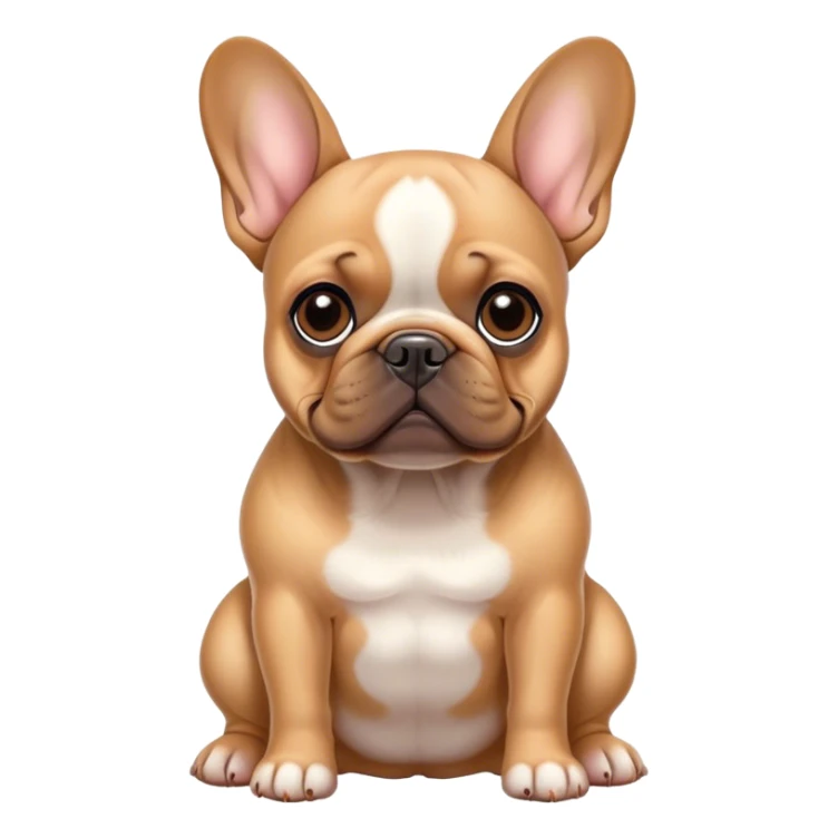Fawn French bulldog  sticker