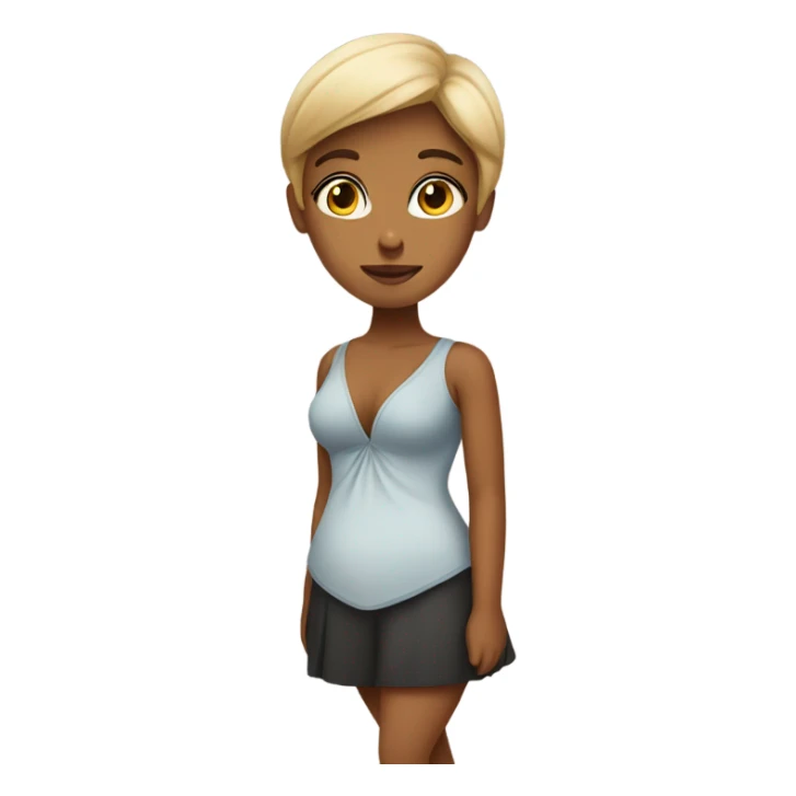 girl with an hourglass figure sticker
