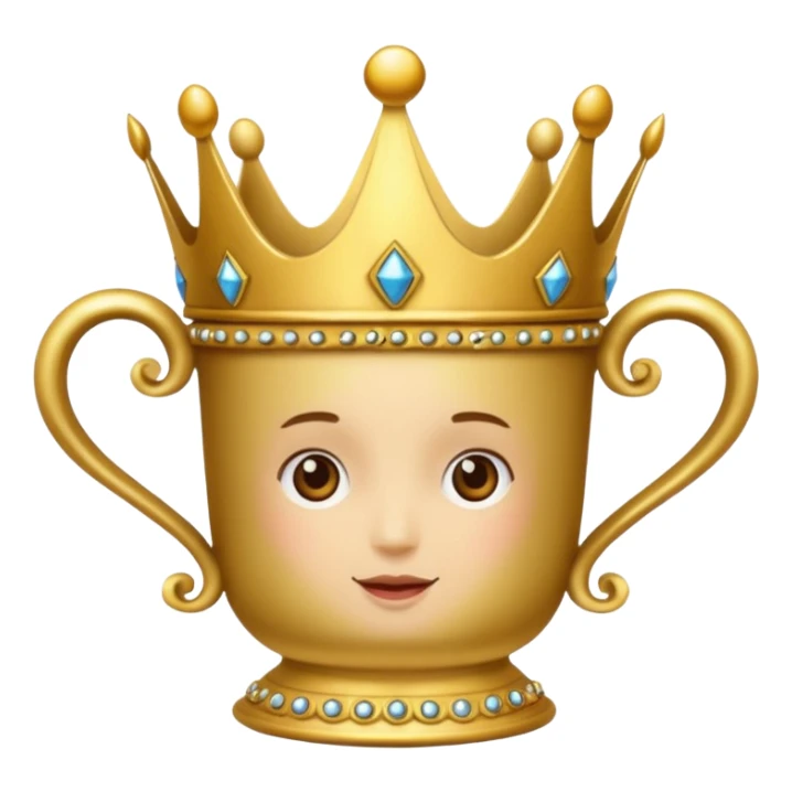 only the cup with a crown, no woman sticker