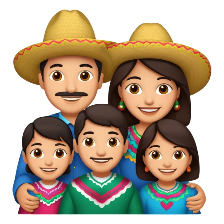 Mexican Family sticker