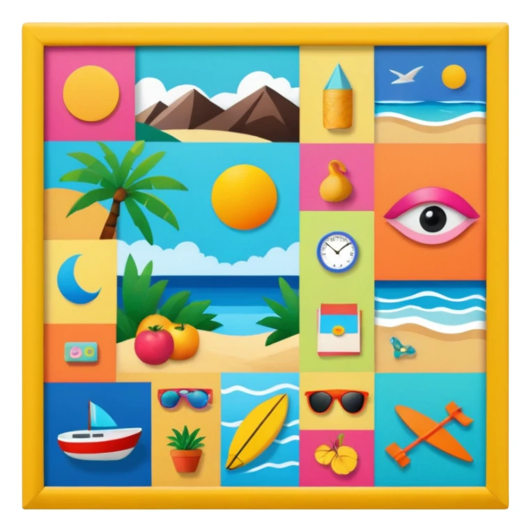 An extremely detailed lifestyle vision board collage for the year 2026. sticker