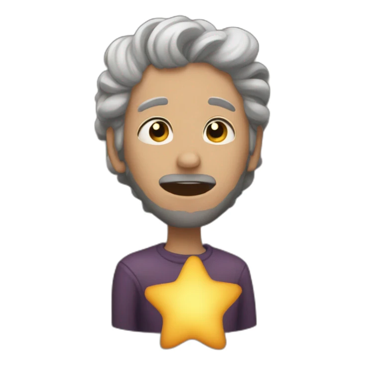 Thing of a Lonely star sticker