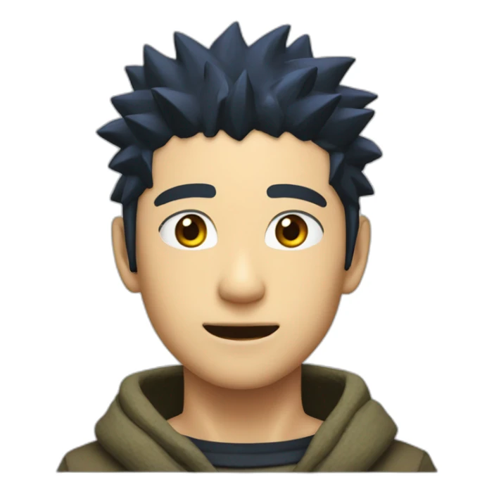 Kirkou qui court comme Naruto sticker