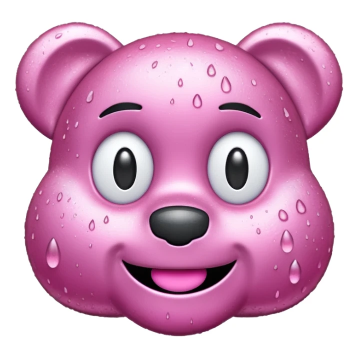 Emoji of pink stanley sticker