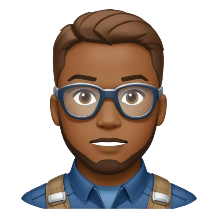 sam wilson wear safety glasses from  from captain america: civil war sticker