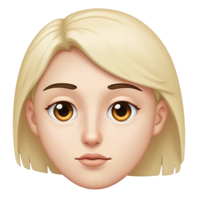 One eye looking from the side of face  sticker