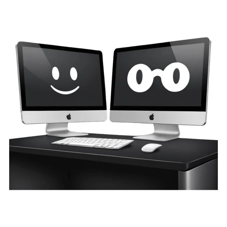 Dual Monitor Setup sticker