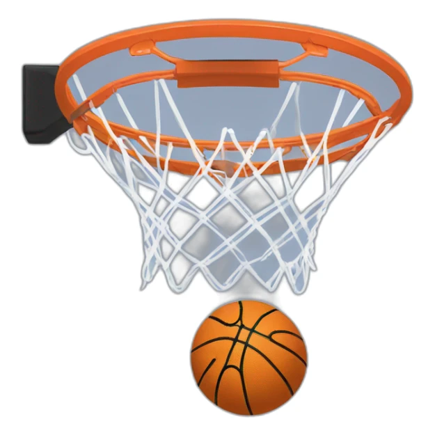 basketball hoop with the title "team plaza" sticker