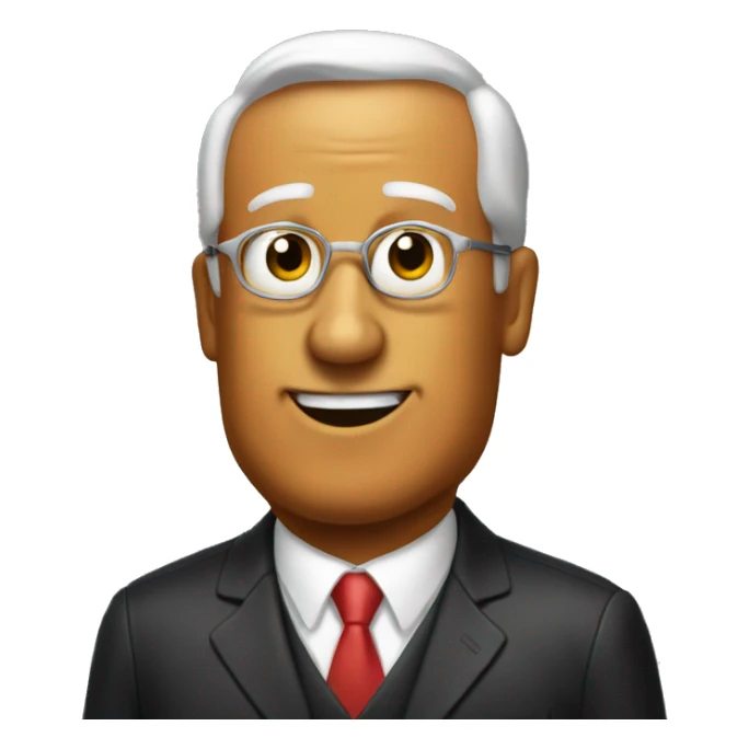 A hot dog as president sticker