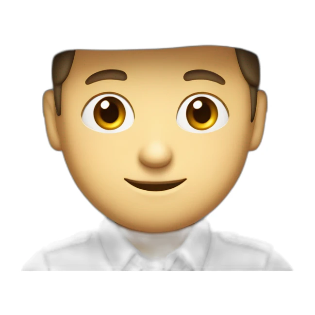 tim robinson wearing a grey fedora with a grey flap on the back white shirt sticker