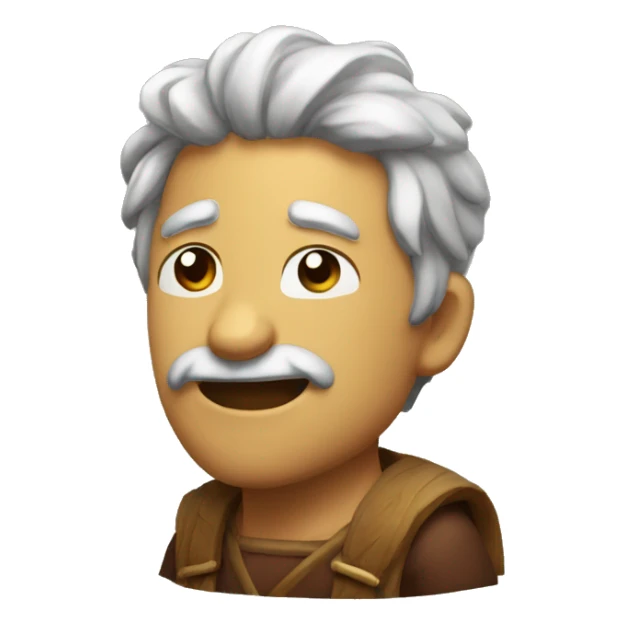 the rack with the emotion of cunning sticker