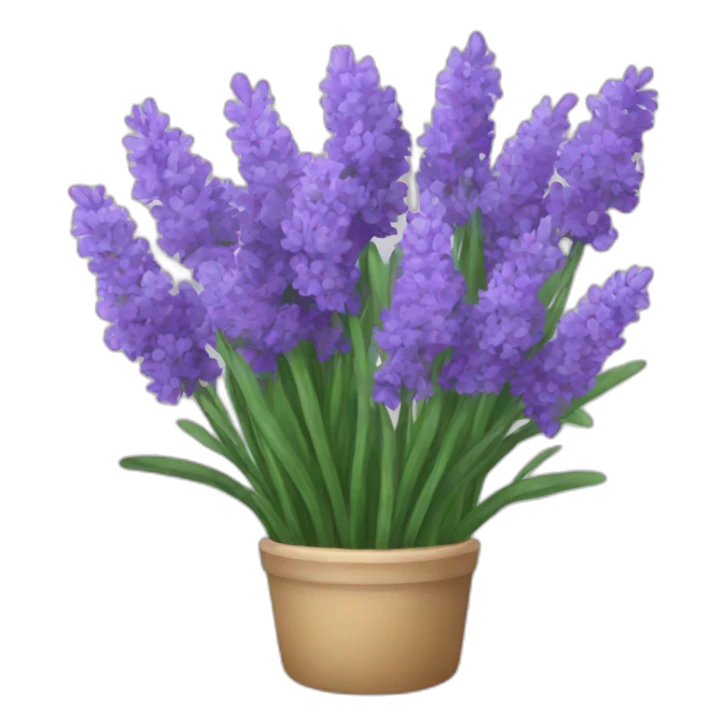 A bouquet of lavenders sticker