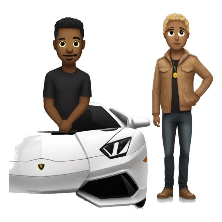 Me and Lamborghini  sticker