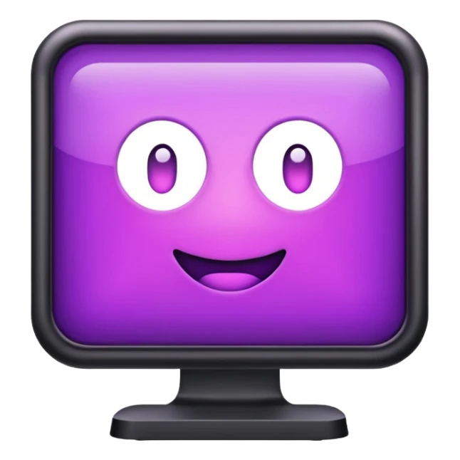 purple wide network monitor sticker