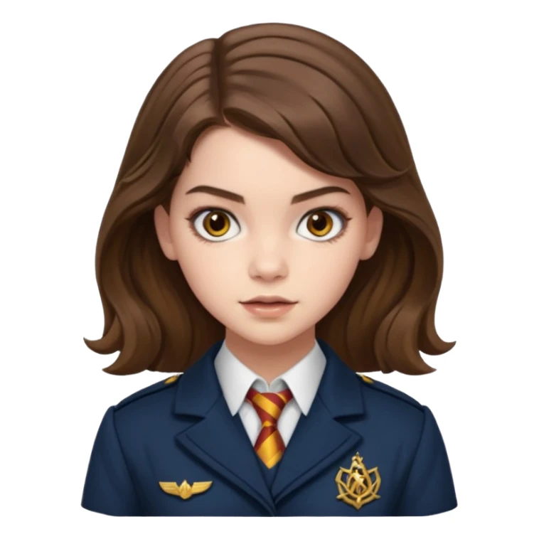 Barbara Palvin as Hermione Granger in ministry of magic sticker