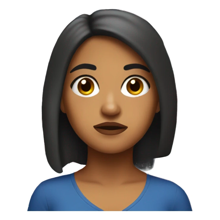 Bored Puerto Rican girl sticker