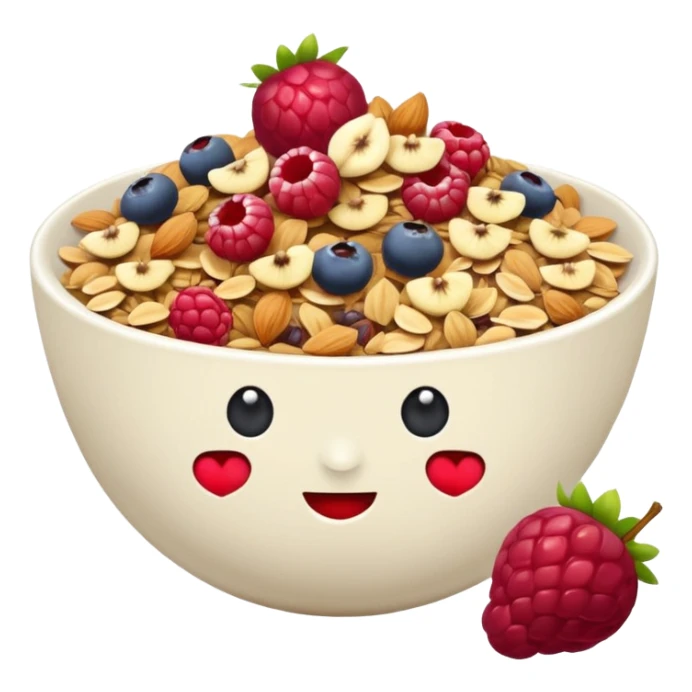 un jolie muesli au fruits rouges sticker