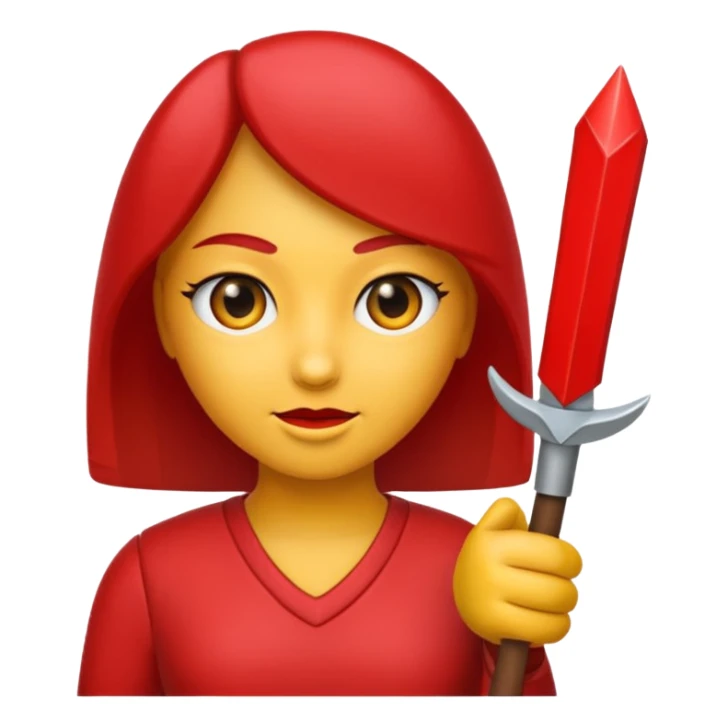 flecha sólida vermelha para marcar início de frase sticker