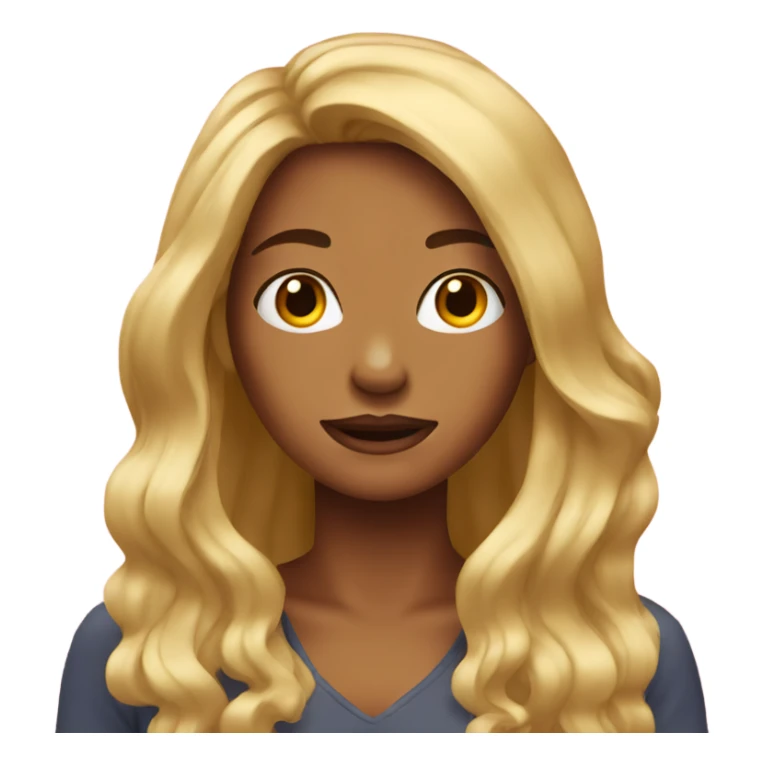 Omg woman long hair  sticker