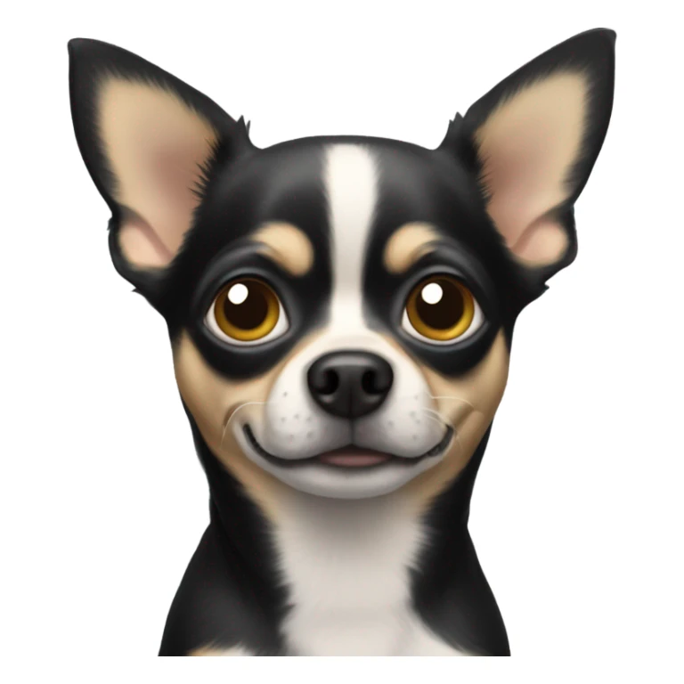 chihuahua noir qui pleure sticker