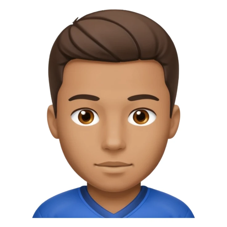 Football player in blue number 73 sticker