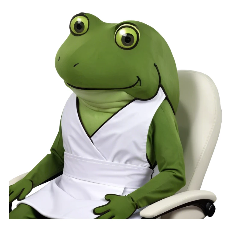 Stitch in a massage chair  sticker