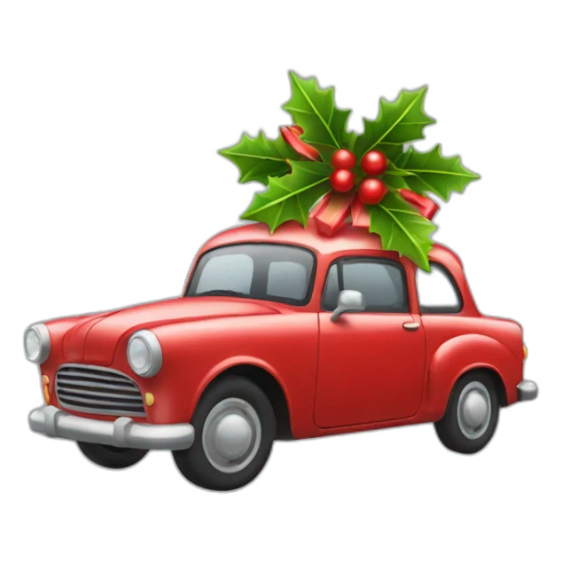 christmas car sticker