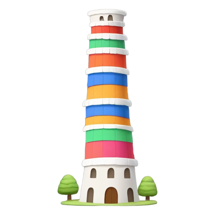 Underpants tower of pisa  sticker