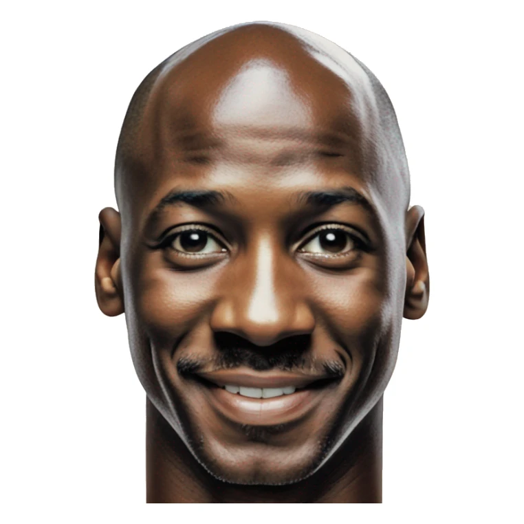 GRAPHIC DESIGN OF MICHAEL JORDAN ON A POSTER sticker