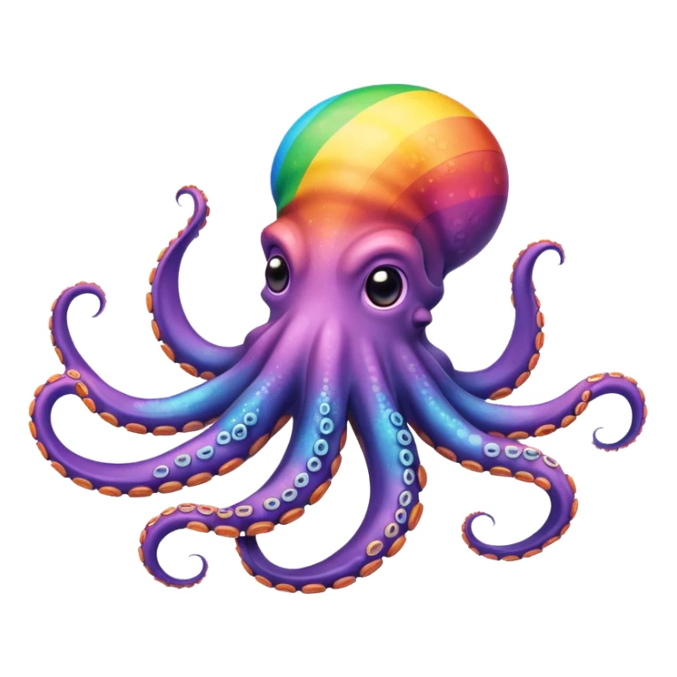 Octopus but woke and gay sticker