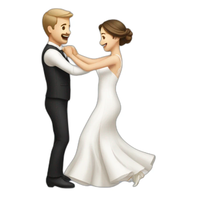 Wedding dance  sticker