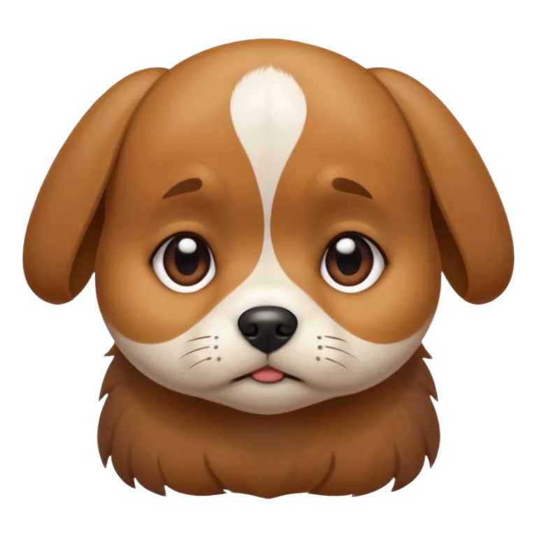un perrito tierno por llorar  sticker