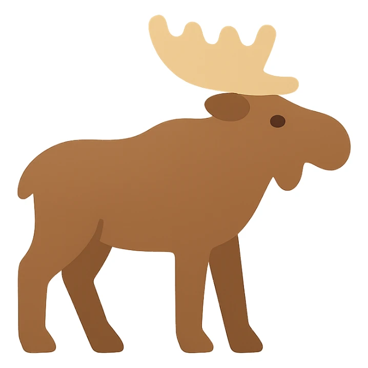 Moose sticker