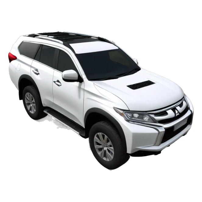 todoterreno mitsubishi montero 3.2 DI-D blanco sticker