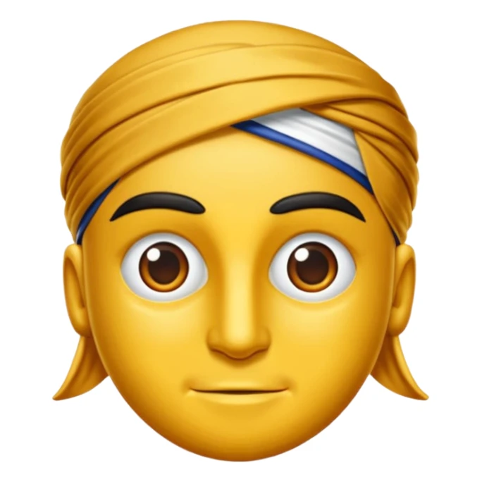 Kırmızı ortasında sarı hilal olan bayrak sticker