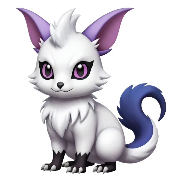 ShinyFurret-Absol-Noibat-Noivern-Hybrid (Full body) sticker