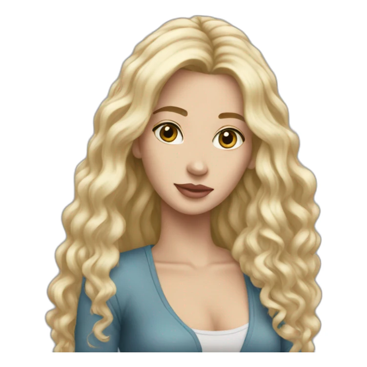 Longblondehair-tubaplayer-whitemale sticker