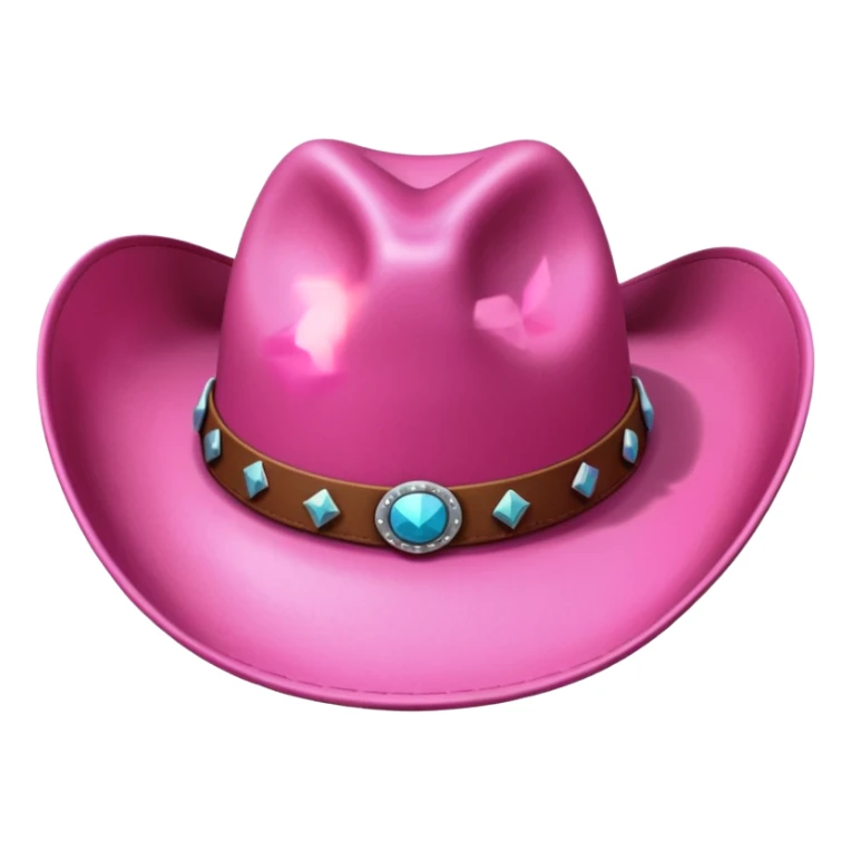 pink cowgirl hat sticker