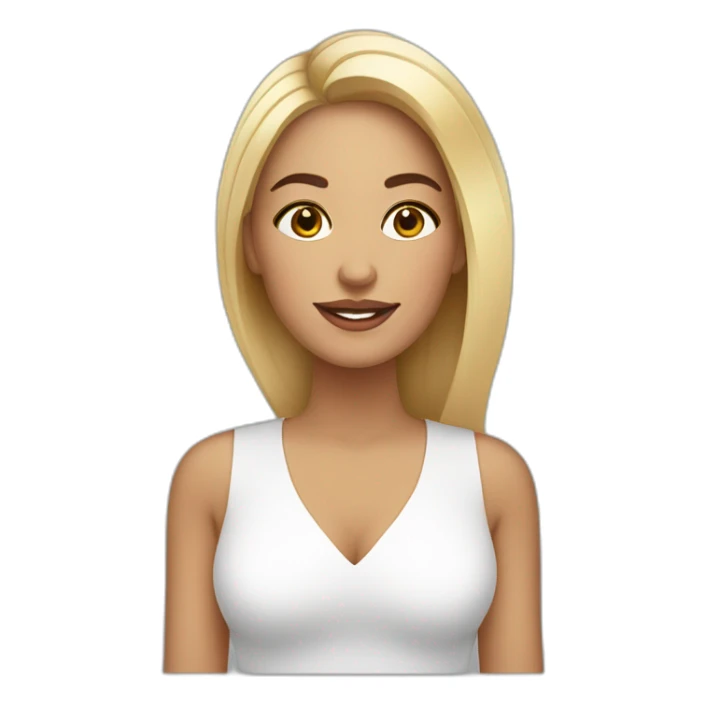 mujer especialista en cosmética natural sticker